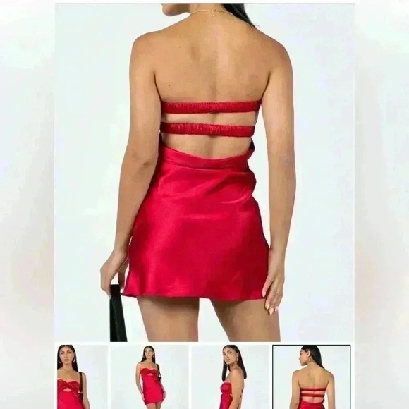 NWOT Princess Polly strapless size 2 and 4 mini dress. - Picture 2 of 10